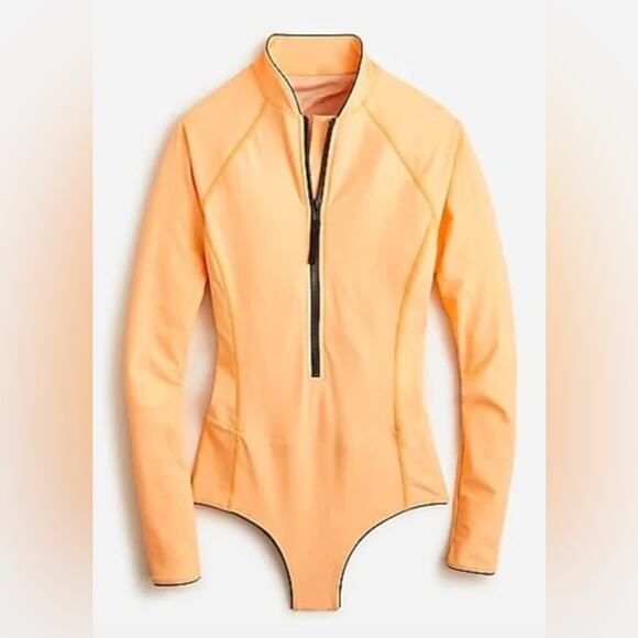 J. Crew Rash Guard Swimsuit 10 - Picture 1 of 11